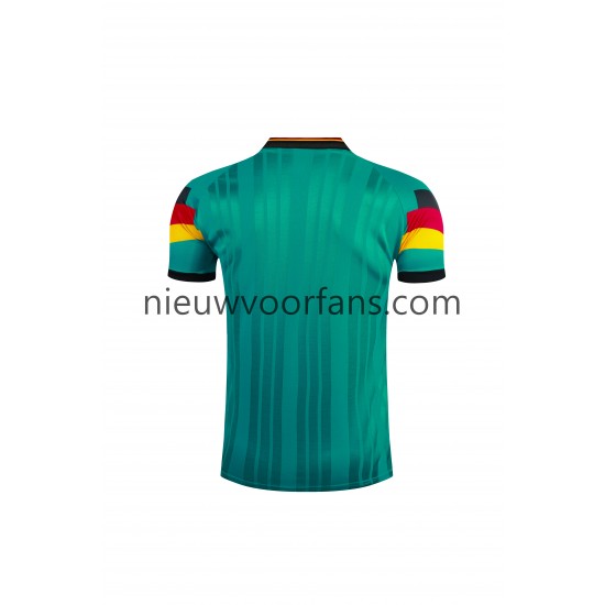 Duitsland Heren Shirt met Bedrukking 1992 Retro Uit Korte Mouw