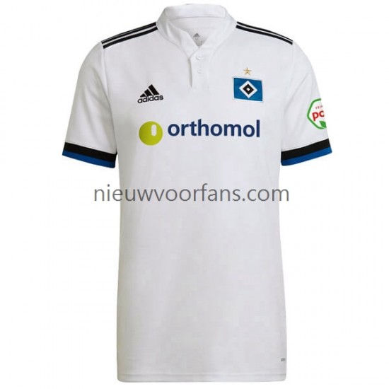 Hamburger SV Heren Shirt met Bedrukking Thuis 2021-2022 Korte Mouw