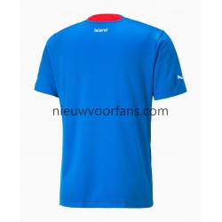 IJsland Heren Shirt met Bedrukking Thuis 2022 Korte Mouw