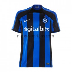 Inter Milan Heren Shirt met Bedrukking Thuis 2022-2023 Korte Mouw