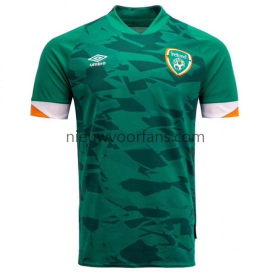 Ierland Heren Shirt met Bedrukking Thuis 2022 Korte Mouw