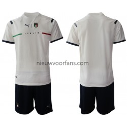 Italië Kind Shirt met Bedrukking Uit 2021-2022 Korte Mouw