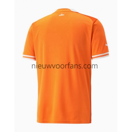 Ivoorkust Heren Shirt met Bedrukking Thuis 2022 Korte Mouw