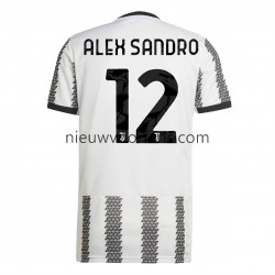 Juventus Heren Shirt met Bedrukking Alex Sandro 12 Thuis 2022-2023 Korte Mouw