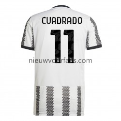 Juventus Heren Shirt met Bedrukking Cuadrado 11 Thuis 2022-2023 Korte Mouw