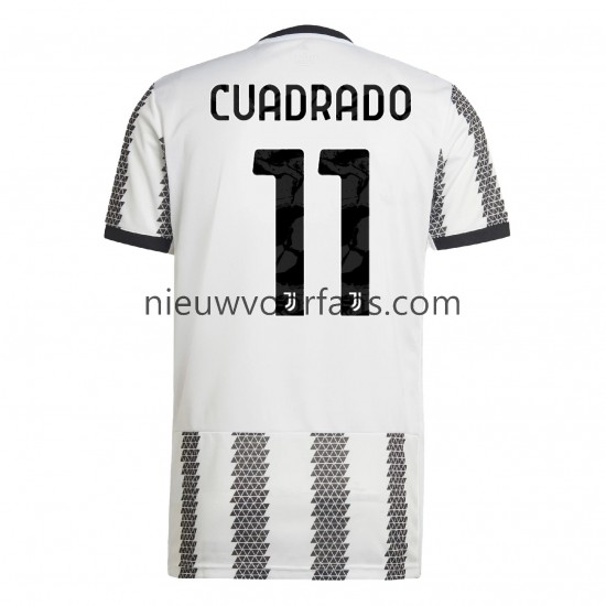 Juventus Heren Shirt met Bedrukking Cuadrado 11 Thuis 2022-2023 Korte Mouw