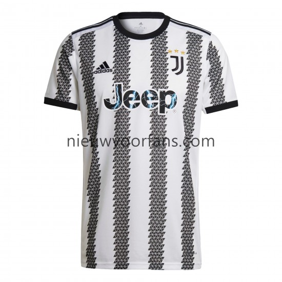 Juventus Heren Shirt met Bedrukking Thuis 2022-2023 Korte Mouw