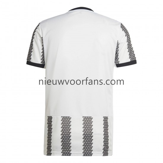 Juventus Heren Shirt met Bedrukking Thuis 2022-2023 Korte Mouw