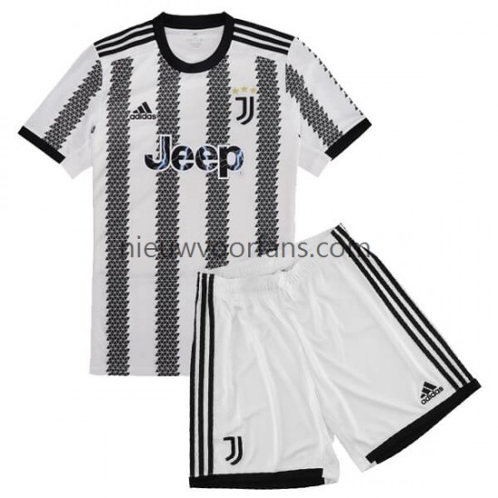 Juventus Kind Shirt met Bedrukking Thuis 2022-2023 Korte Mouw