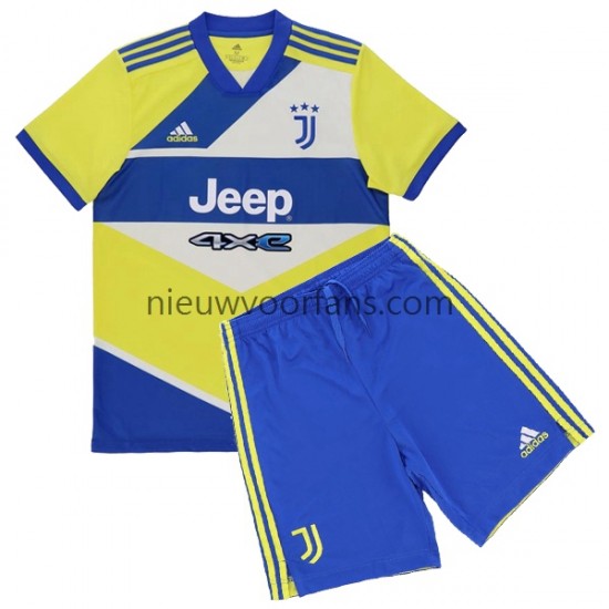 Juventus Kind Shirt met Bedrukking Derde 2021-2022 Korte Mouw