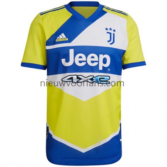 Juventus Heren Shirt met Bedrukking Derde 2021-2022 Korte Mouw