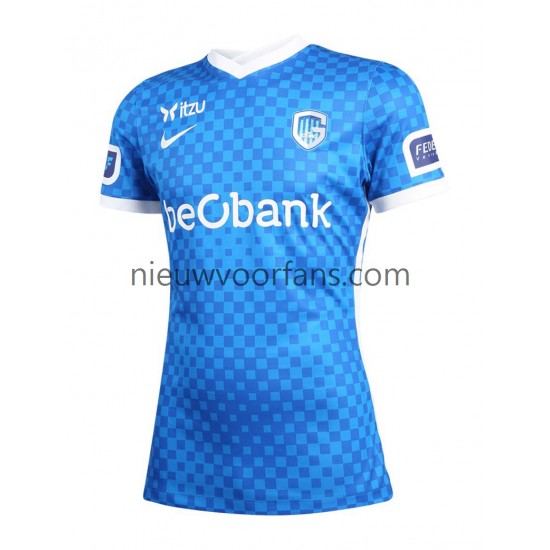 KRC Genk Heren Shirt met Bedrukking Thuis 2021-2022 Korte Mouw