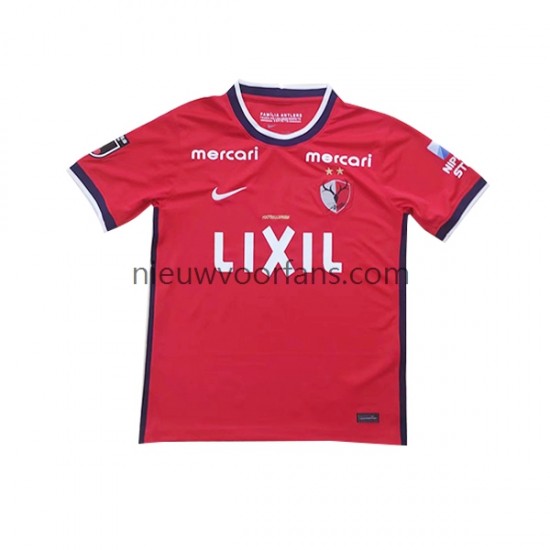 Kashima Antlers Heren Shirt met Bedrukking Thuis 2022-2023 Korte Mouw