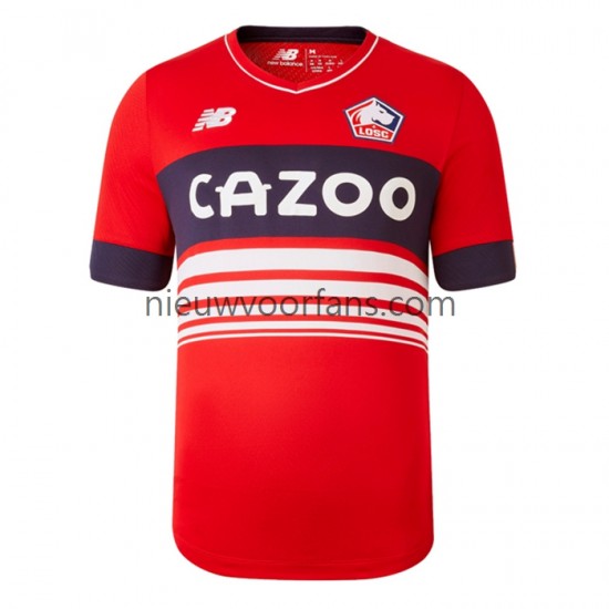 LOSC Lille Heren Shirt met Bedrukking Thuis 2022-2023 Korte Mouw