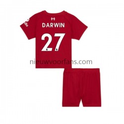 Liverpool Kind Shirt met Bedrukking Darwin Nunez 27 Thuis 2022-2023 Korte Mouw