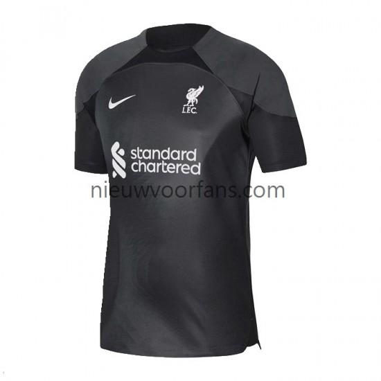 Liverpool Heren Shirt met Bedrukking Doelman Uit 2022-2023 Korte Mouw