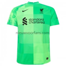 Liverpool Heren Shirt met Bedrukking Doelman Thuis 2021-2022 Korte Mouw