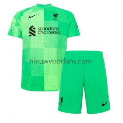 Liverpool Kind Shirt met Bedrukking Doelman Thuis 2021-2022 Korte Mouw