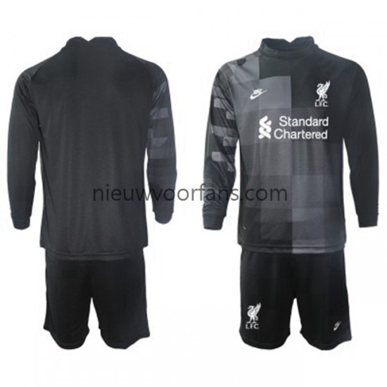 Liverpool Kind Shirt met Bedrukking Doelman Derde 2021-2022 Lange Mouw
