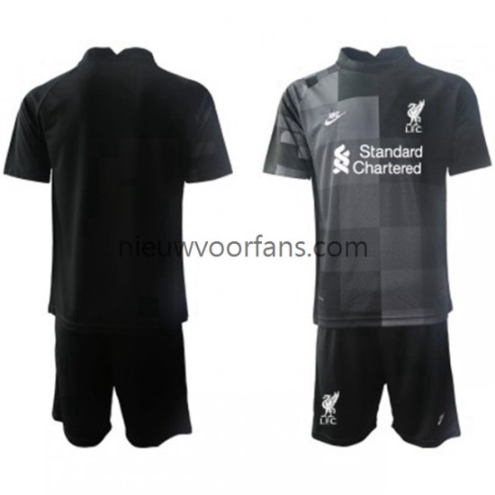 Liverpool Kind Shirt met Bedrukking Doelman Derde 2021-2022 Korte Mouw
