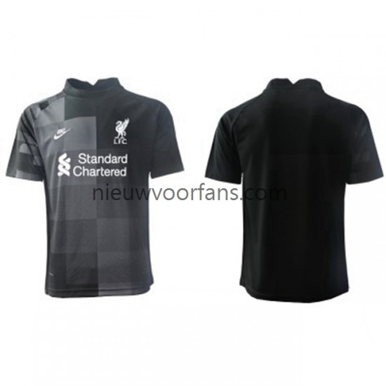 Liverpool Heren Shirt met Bedrukking Doelman Derde 2021-2022 Korte Mouw