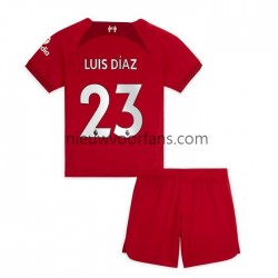 Liverpool Kind Shirt met Bedrukking Luis Diaz 23 Thuis 2022-2023 Korte Mouw