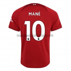 Liverpool Heren Shirt met Bedrukking Mane 10 Thuis 2022-2023 Korte Mouw