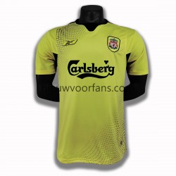 Liverpool Heren Shirt met Bedrukking -2005 Retro Uit 2004 Korte Mouw