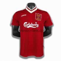 Liverpool Heren Shirt met Bedrukking 1995 Retro Thuis Korte Mouw