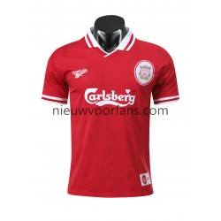 Liverpool Heren Shirt met Bedrukking 1996-1997 Retro Thuis Korte Mouw