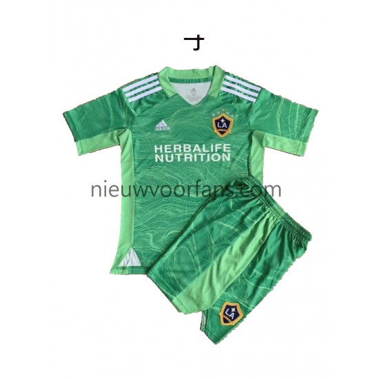 Los Angeles Galaxy Kind Shirt met Bedrukking Doelman Thuis 2021-2022 Korte Mouw