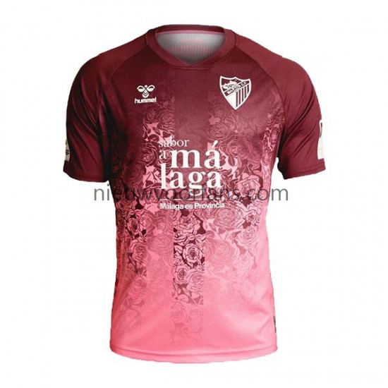 Málaga CF Heren Shirt met Bedrukking Uit 2022-2023 Korte Mouw
