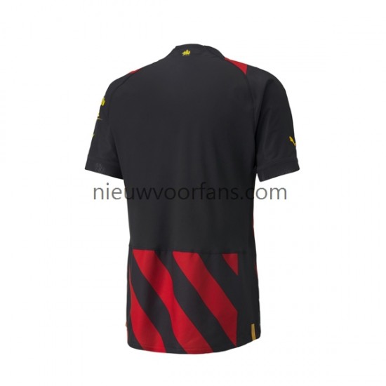 Manchester City Heren Shirt met Bedrukking Uit 2022-2023 Korte Mouw