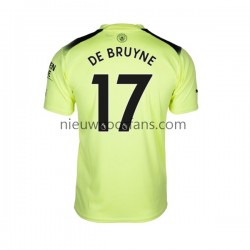 Manchester City Heren Shirt met Bedrukking De Bruyne 17 Derde 2022-2023 Korte Mouw