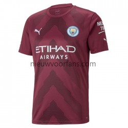 Manchester City Heren Shirt met Bedrukking Doelman Thuis 2022-2023 Korte Mouw