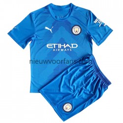 Manchester City Kind Shirt met Bedrukking Doelman Uit 2022-2023 Korte Mouw