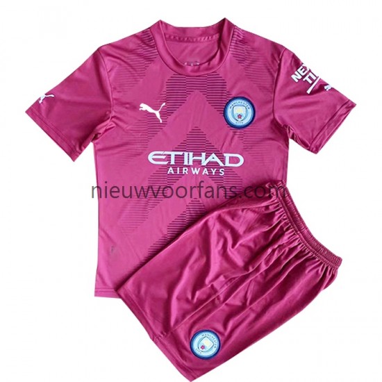 Manchester City Kind Shirt met Bedrukking Doelman Thuis 2022-2023 Korte Mouw