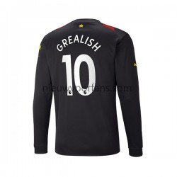 Manchester City Shirt met Bedrukking Grealish 10 Long Uit 2022-2023 Korte Mouw