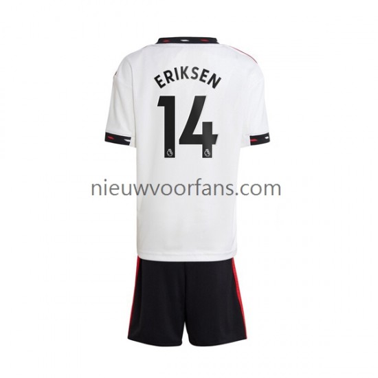 Manchester United Kind Shirt met Bedrukking Christian Eriksen 14 Uit 2022-2023 Korte Mouw