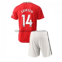 Manchester United Kind Shirt met Bedrukking Christian Eriksen 14 Thuis 2022-2023 Korte Mouw