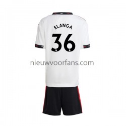 Manchester United Kind Shirt met Bedrukking Elanga 36 Uit 2022-2023 Korte Mouw