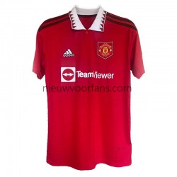 Manchester United Heren Shirt met Bedrukking Thuis 2022-2023 Korte Mouw