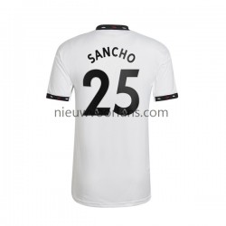 Manchester United Heren Shirt met Bedrukking Jadon Sancho 25 Uit 2022-2023 Korte Mouw