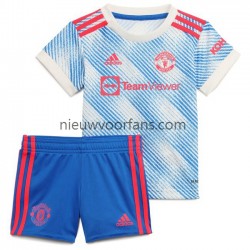 Manchester United Kind Shirt met Bedrukking Uit 2021-2022 Korte Mouw