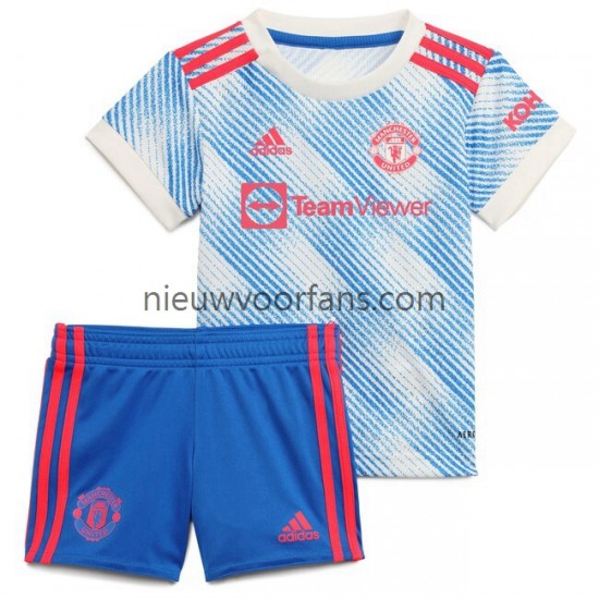 Manchester United Kind Shirt met Bedrukking Uit 2021-2022 Korte Mouw