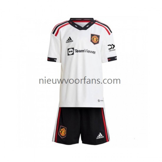 Manchester United Kind Shirt met Bedrukking Uit 2022-2023 Korte Mouw