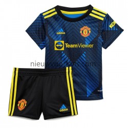 Manchester United Kind Shirt met Bedrukking Derde 2021-2022 Korte Mouw