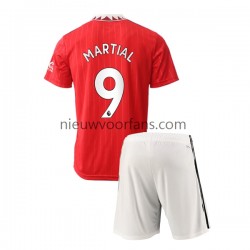 Manchester United Kind Shirt met Bedrukking Martial 9 Thuis 2022-2023 Korte Mouw