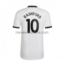 Manchester United Heren Shirt met Bedrukking Rashford 10 Uit 2022-2023 Korte Mouw