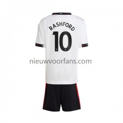 Manchester United Kind Shirt met Bedrukking Rashford 10 Uit 2022-2023 Korte Mouw